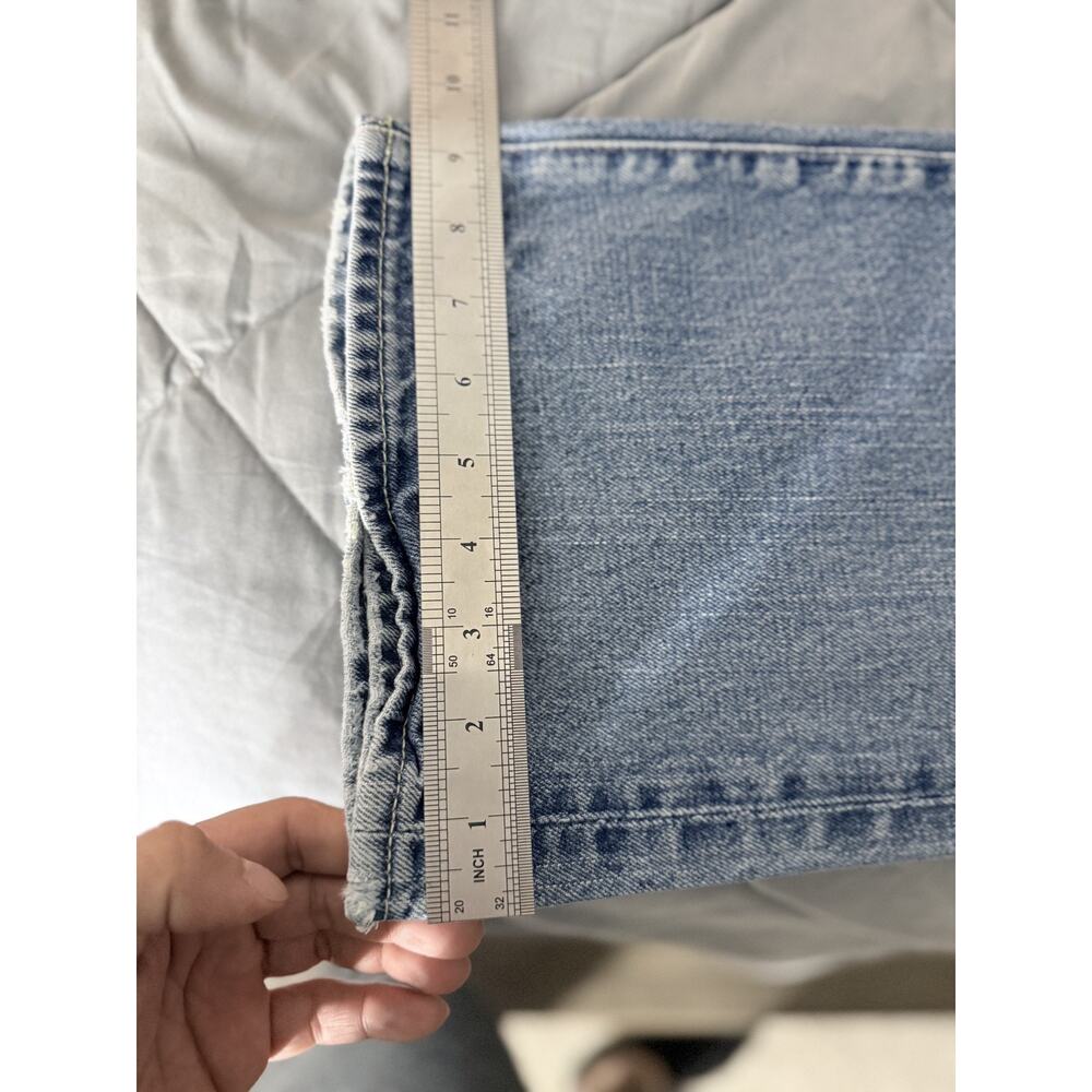 Abercrombie Fitch Jeans Men’s 34x32 Low Rise Slim Straight Distressed - Picture 11 of 12